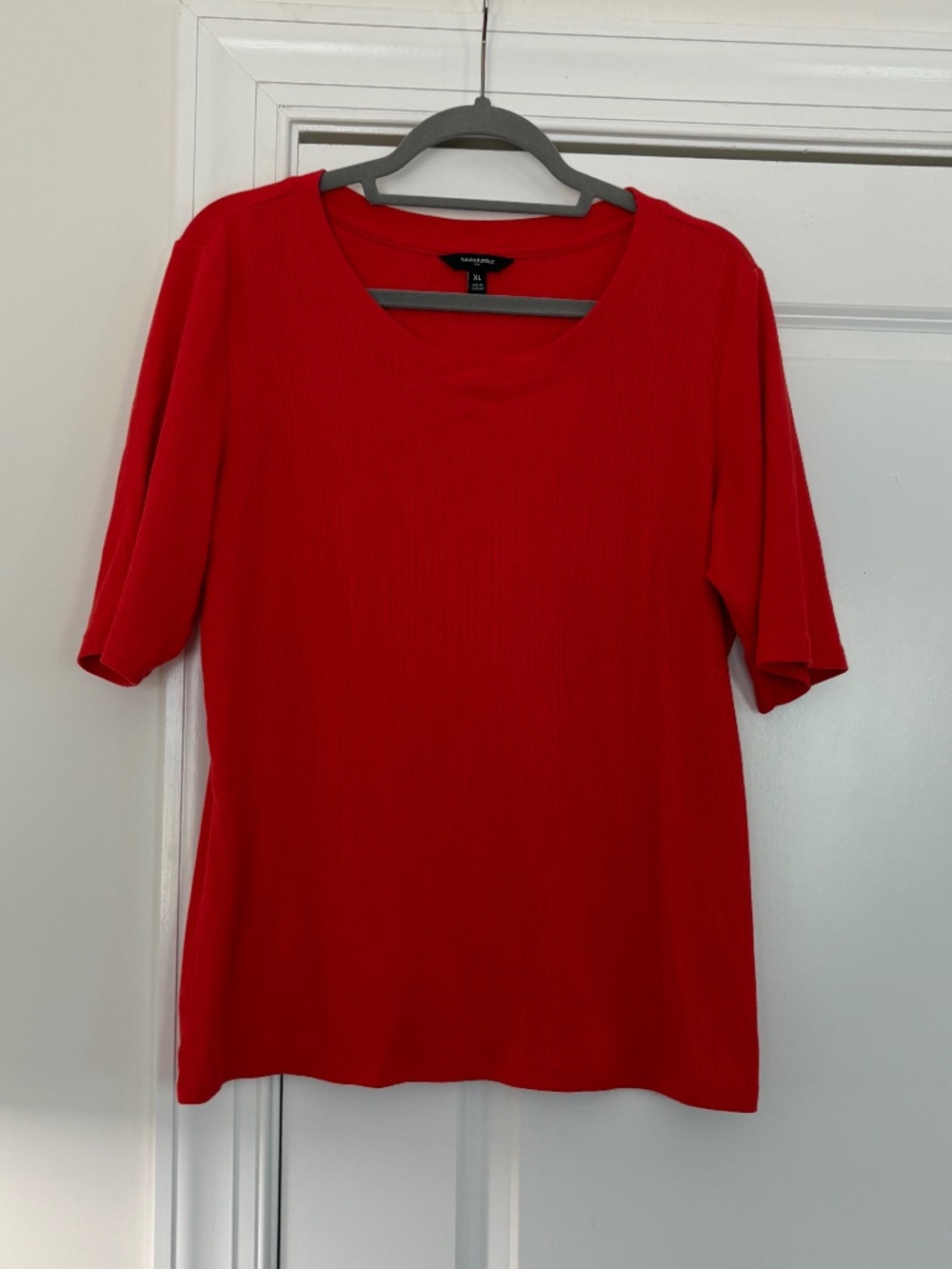 NEW Banana Republic Ribbed Elbow-Sleeve T-Shirt